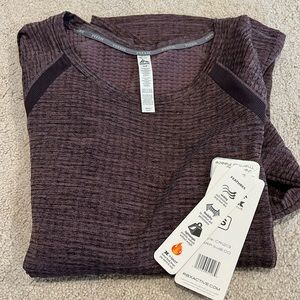 RBX Performance Thermal Fleece. New with tags. Size Small. Color plum/purple.